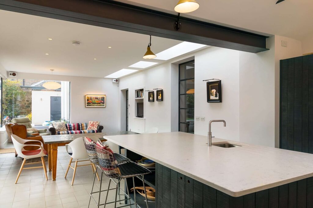 House Extensions Edinburgh removing load bearing wall scotland